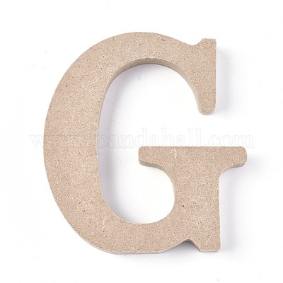 Whole Letter Unfinished Wood Slices Pandahall Com - Letter G Home Decor