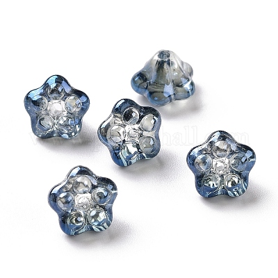 Гальванические стеклянные бусины EGLA-I012-A02-1