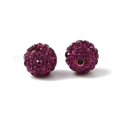 Pave disco бусины&nbsp;RB-Q195-10mm-502-1