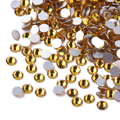 Стеклянные горные хрустальные плоские задние кабошоны RGLA-S002-04SS-05-1