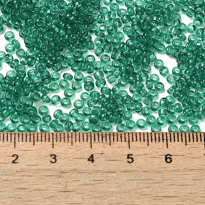 Прозрачные цветные стеклянные круглые бусины SEED-B001-06A-09-1