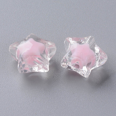 Прозрачные акриловые бусины TACR-S152-02A-SS2112-1