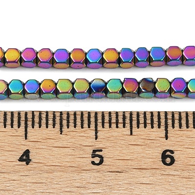 Гальванизировать немагнитных синтетический гематит бисер пряди G-I175-09I-1