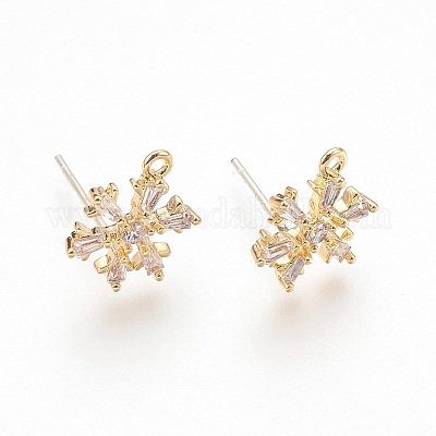Латунные кубические выводы из ушного окуня циркония X-KK-S336-30G-1