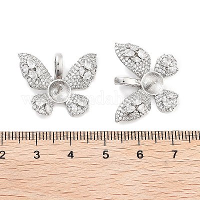 Латунные прозрачные колышки из циркония KK-P271-13P-1