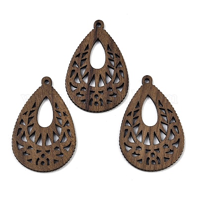 Подвески из орехового дерева WOOD-A025-04C-1