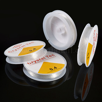 4 рулон круглой кристаллической эластичной нити&nbsp;EW-TA0001-09A-1