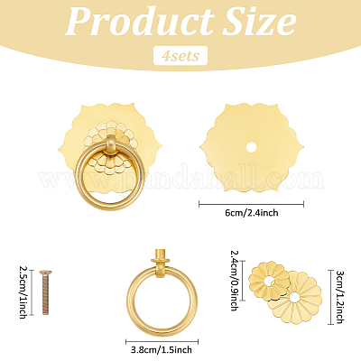 Латунная ручка ящика DIY-WH0542-02-1