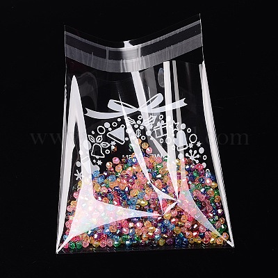 Прямоугольник мешки ОПП целлофан на Рождество OPC-L001-34A-1