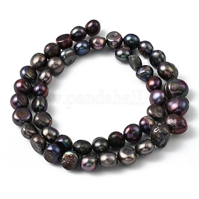 Нити из натурального культивированного пресноводного жемчуга PEAR-P064-19J-05E-1