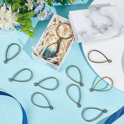 Подвески из сплава с открытой спиной FIND-OC0003-35AB-1