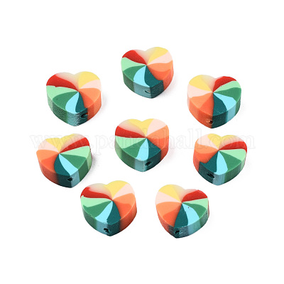 Бусины из полимерной глины  CLAY-N011-58-04-1