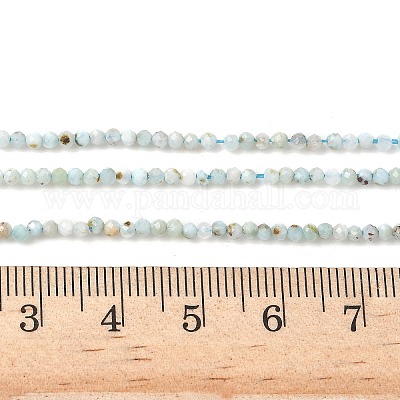 Природные ларимар бисер нитей G-L627-A01-2mm-1