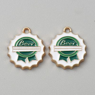 Подвески из эмалевого сплава октоберфест ENAM-CJC0015-20E-1