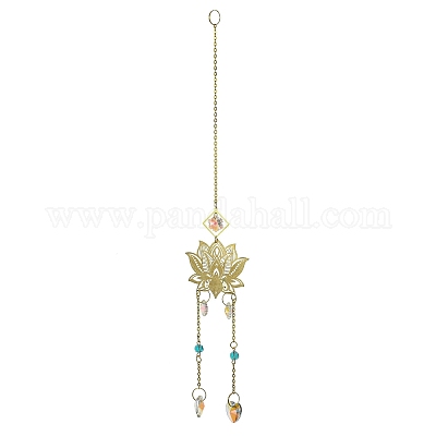 Латунные подвесные ловцы солнца HJEW-P018-A01-1