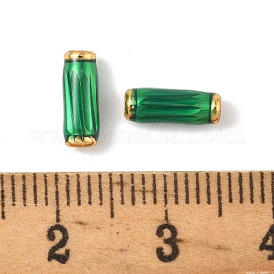 Латунь эмаль бисера&nbsp;KK-K364-19G-1