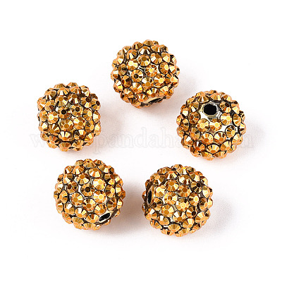 AB-цвет смолы горный хрусталь бисер RESI-S315-14x16-07-1