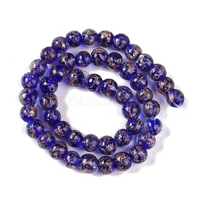 Бусины ручной работы бусины золотого песка LAMP-Z009-01P-1