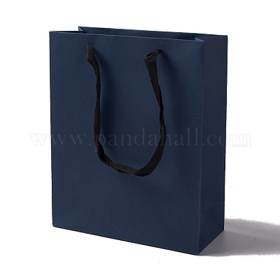 Wholesale Rectangle Kraft Paper Bags with Handle 