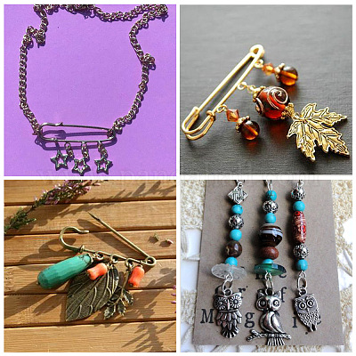 Железная фурниутра для броши KK-Q491-G-1