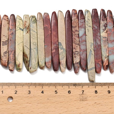 Натуральные бусины из аква терра яшмы G-Z110-D01-1