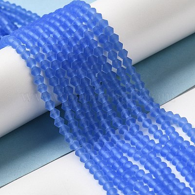 Имитировать нити бус из матового стекла из австрийского хрусталя&nbsp;LS-GLAA-F029-TM3mm-B07-1