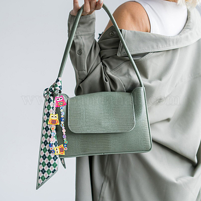 16 шт. 2-цветные бусины-фигурки из пищевого экологически чистого силикона в форме совы SIL-DC0001-32-1