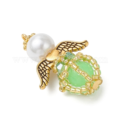 Подвески из стеклянных бусин и стеклянных бусин ручной работы PALLOY-MZ00963-03-1