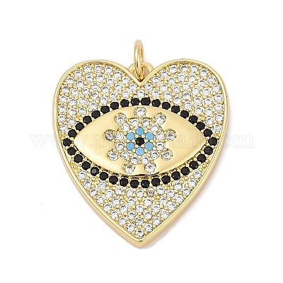 Латунные микро проложить кубического циркония подвески KK-U058-58C-G-1