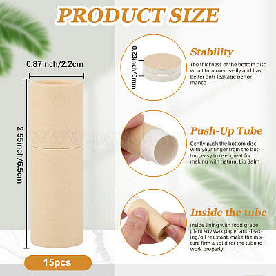 Пустой бумажный флакончик для помады своими руками DIY-WH20062-12A-1