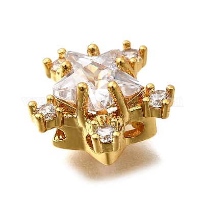 Многожильные звенья из латуни с паве из кубического циркония KK-F913-12G-01-1