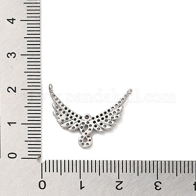 Латунные микропаве прозрачные подвески с фианитом KK-M275-17P-1