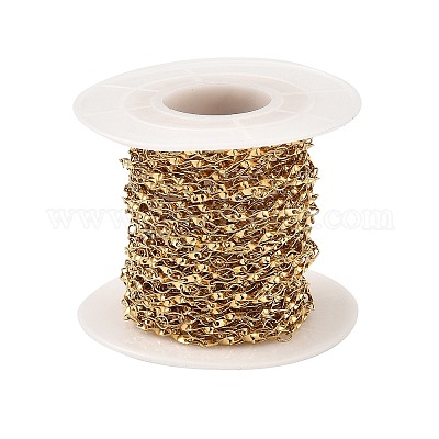 Ионное покрытие (ip) цепей из нержавеющей стали 304 ручной работы с витыми звеньями CHS-G025-07G-1