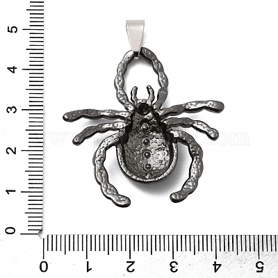 Эмалевая подвеска из сплава на Хэллоуин с подвесками из стразов FIND-Z098-02B-1