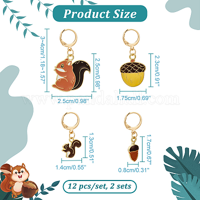 Осенняя тема сплава HJEW-AB00076-1