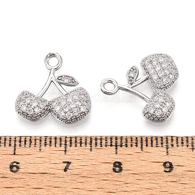 Латунные микро проложить кубического циркония подвески KK-T074-73P-1