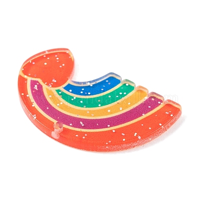 Акриловые подвески на тему радуги&nbsp;MACR-U003-01C-1