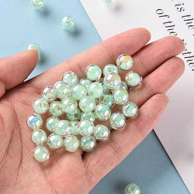 Прозрачные акриловые бусины X-TACR-S152-15B-SS2111-1