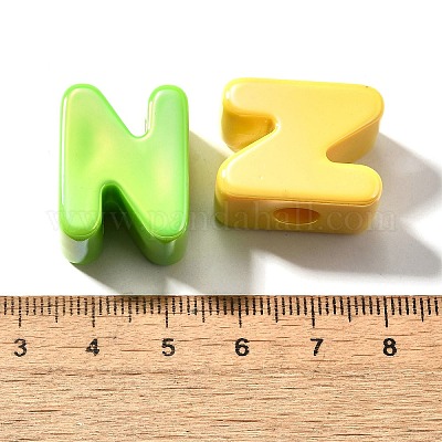 УФ-покрытие непрозрачные акриловые европейские бусины SACR-Z007-01N-1