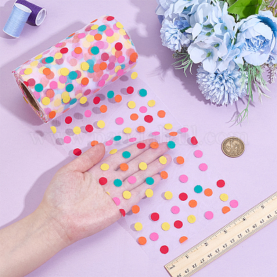 Полиэстеровый муслин&nbsp;AJEW-WH0816-183B-1