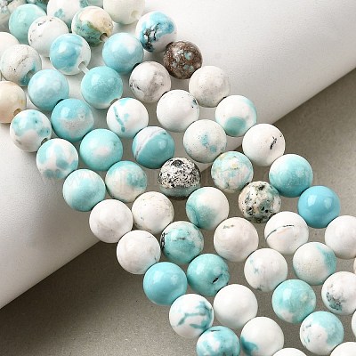 Природные Говлит бисер нитей&nbsp;G-L555-02-6mm-1