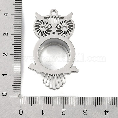 Подвески-медальоны из нержавеющей стали 304 STAS-S132-10P-01-1