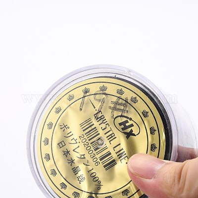 Плоская эластичная эластичная нить с японскими кристаллами EW-Z001-A04-1