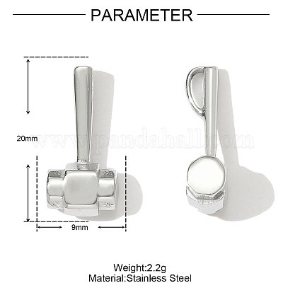 Подвески из нержавеющей стали 304 STAS-OY001-32P-1