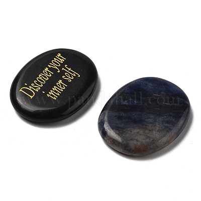 Кабошоны из натурального смешанного драгоценного камня G-U031-02A-1