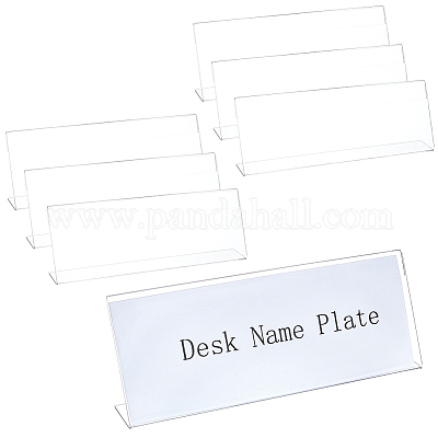 Wholesale BENECREAT 6PCS Acrylic Office Name Plates with Protective ...