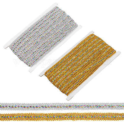 2 карточка 2 цвета блестящие полиэстеровые ленты OCOR-WR0001-32-1