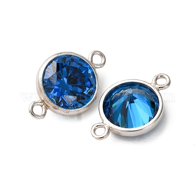 925 подвеска-соединитель из серебра с кубическим цирконием и камнями-талисманами STER-NH0001-80P-07-1