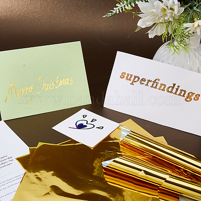 100 лист А4 бумага для горячего тиснения фольгой&nbsp;DIY-FH0010-15-1