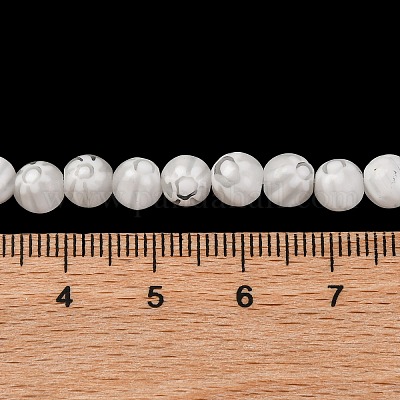 Ручной работы millefiori стеклянные бусины нитки LAMP-G164-02E-1